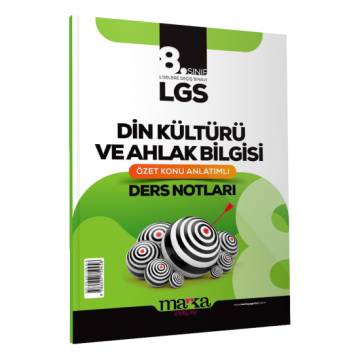 2026 LGS Odak Noktası Din Kültürü ve Ahlak Bilgisi Özet Konu Anlatımı Marka Yayınları