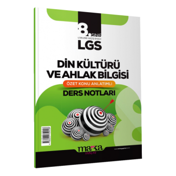 2026 LGS Odak Noktası Din Kültürü ve Ahlak Bilgisi Özet Konu Anlatımı Marka Yayınları