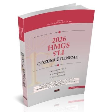 HUKAL HMGS 5 li Çözümlü Deneme Sınavı Mustafa Karadeniz Savaş Yayınları