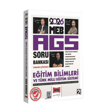 2026 MEB AGS Eğitim Bilimleri ve Türk Milli Eğitim sistemi Tamamı Çözümlü Soru Bankası Modül 2 Yargı Yayınları