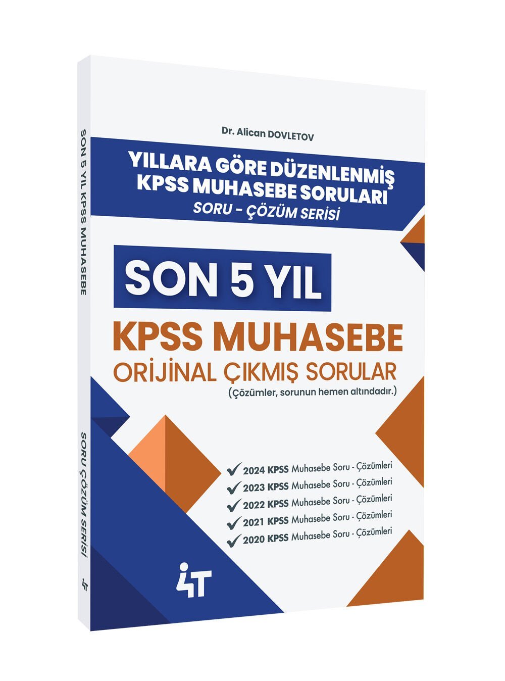 Son 5 YIL KPSS Muhasebe Çıkmış Sorular 4t Yayınları