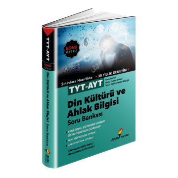 Aydın Yayınları TYT-AYT Din Kültürü ve Ahlak Bilgisi Konu Özetli Soru Bankası