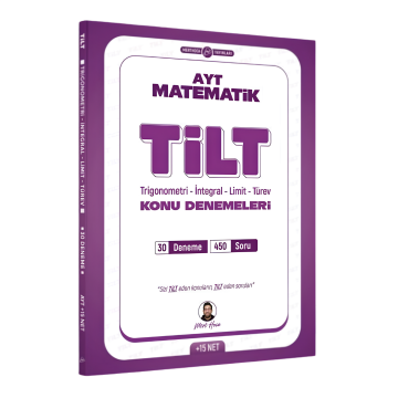 Mert Hoca Yayınları AYT TİLT Denemeleri Trigonometri İntegral Limit Türev 30'lu Deneme