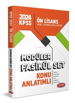 KPSS ÖN LİSANS KONU ANLATIMLI  MODÜLER FASİKÜL SET