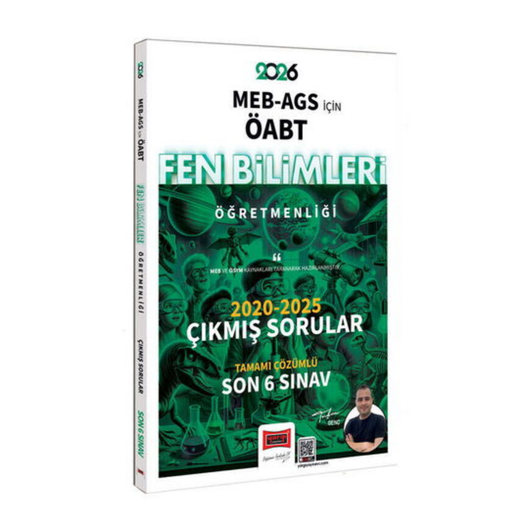 2026 MEB AGS ÖABT Fen Bilimleri Öğretmenliği 2020-2025 Tamamı Çözümlü Çıkmış 6 Sınav Soruları Yargı Yayınları