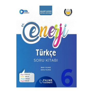 Palme Yayınları 6. Sınıf Türkçe Enerji Soru Kitabı