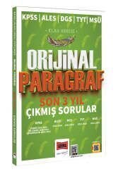 Yargı Yayınları 2025 KPSS ALES DGS TYT MSÜ Klas Serisi Orijinal Paragraf Son 3 Yıl Çıkmış Sorular