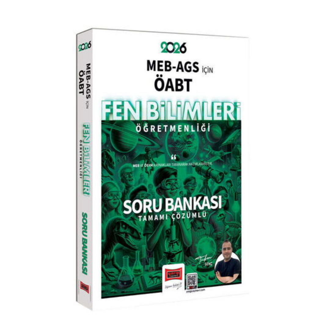 2026 MEB-AGS ÖABT Fen Bilimleri Öğretmenliği Tamamı Çözümlü Soru Bankası Yargı Yayınları