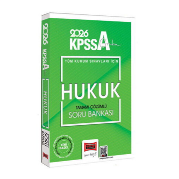 Yargı Yayınları 2026 KPSS A Grubu Hukuk Tamamı Çözümlü Soru Bankası