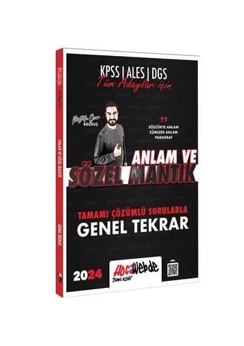 Hocawebde Yayınları 2024 Tüm Adaylar İçin Sözel Mantık Tamamı Çözümlü Sorularla Genel Tekrar