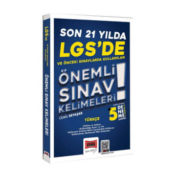 Yargı Yayınları LGS de Son 21 Yılda Çıkan Önemli Türkçe Sınav Kelimeleri