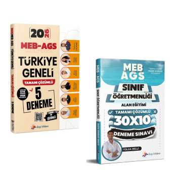 Dizgi Kitap 2026 MEB-AGS Türkiye Geneli 5 Deneme ve ÖABT Sınıf Öğretmenliği Alan Eğitimi 10 Deneme Sınavı Seti