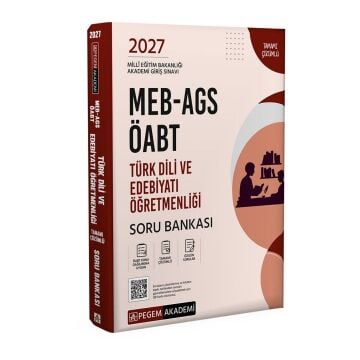 Pegem Yayınları 2027 MEB-AGS ÖABT Türk Dili ve Edebiyatı Öğretmenliği Soru Bankası