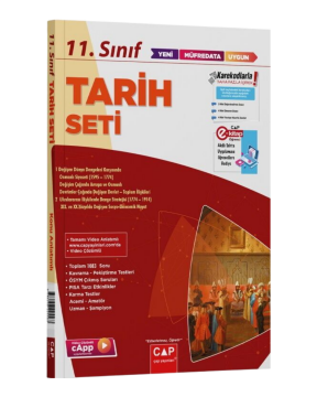Çap Yayınları 11. Sınıf Tarih Seti