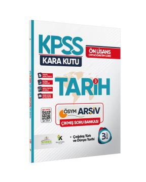 KPSS Önlisans-Ortaöğretim Tarihin Kara Kutusu 3.Cilt Dijital Çözümlü ÖSYM Çıkmış Soru Bankası İnformal Yayınları
