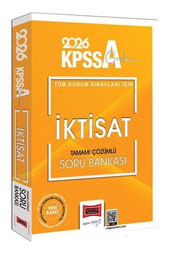 2026 KPSS-A Grubu Tüm Kurum Sınavları İçin İktisat Tamamı Çözümlü Soru Bankası Yargı Yayınları