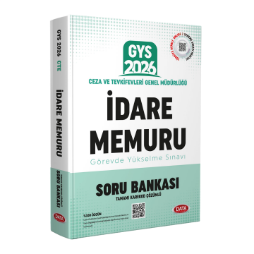Data Yayınları 2026 GYS Ceza ve Tevkifevleri İdare Memuru Soru Bankası