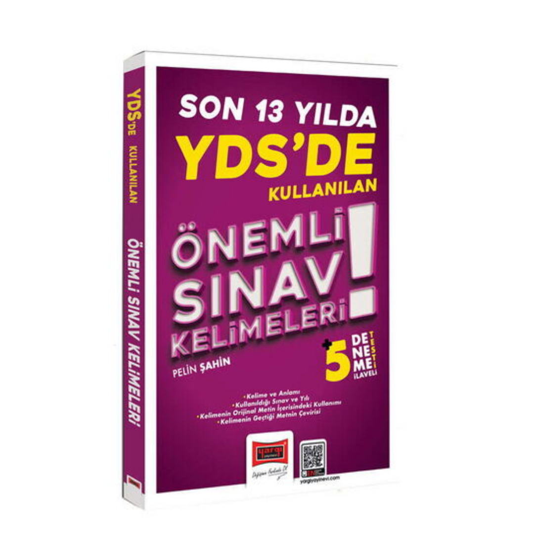 YDS de Son 13 Yılda Kullanılan Önemli Sınav Kelimeleri Yargı Yayınları