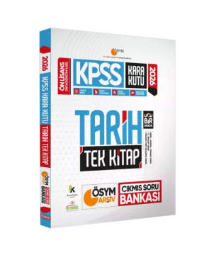 2026 KPSS Önlisans/Ortaöğretim Kara Kutu Tarih TEK KİTAP ÖSYM Çıkmış Soru Bankası Konu Özetli Çözümlü İnformal Yayınları