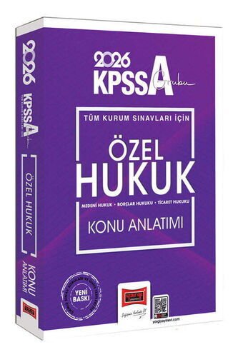 2026 KPSS-A Grubu Tüm Kurum Sınavları İçin Özel Hukuk Konu Anlatımı Yargı Yayınları