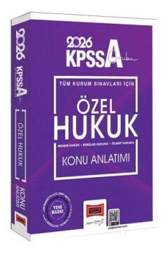 Yargı Yayınları 2026 KPSS-A Grubu Tüm Kurum Sınavları İçin Özel Hukuk Konu Anlatımı