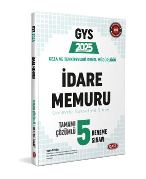 Ceza ve Tevkifevleri İdare Memuru GYS Tamamı Çözümlü 5 Deneme Sınavı Data Yayınları