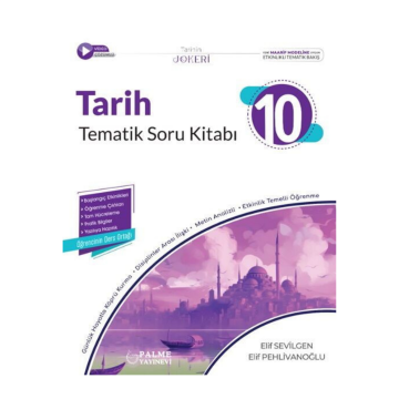 Palme Yayınları 10. Sınıf Joker Tarih Tematik Soru Kitabı