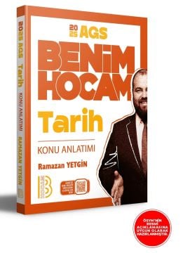2025 MEB AGS Tarih Konu Anlatımı Benim Hocam Yayınları