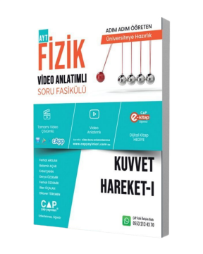 Çap Yayınları Fizik Kuvvet Hareket 1 Konu Anlatımlı Soru Bankası