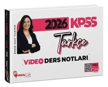 2026 KPSS Türkçe Video Ders Notları - Öznur Saat Yıldırım Hoca Kafası Yayınları