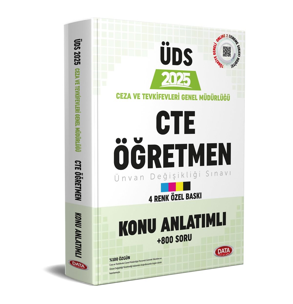 2025 Ceza ve Tevkifevleri CTE Öğretmen ÜDS Hazırlık Kitabı Data Yayınları