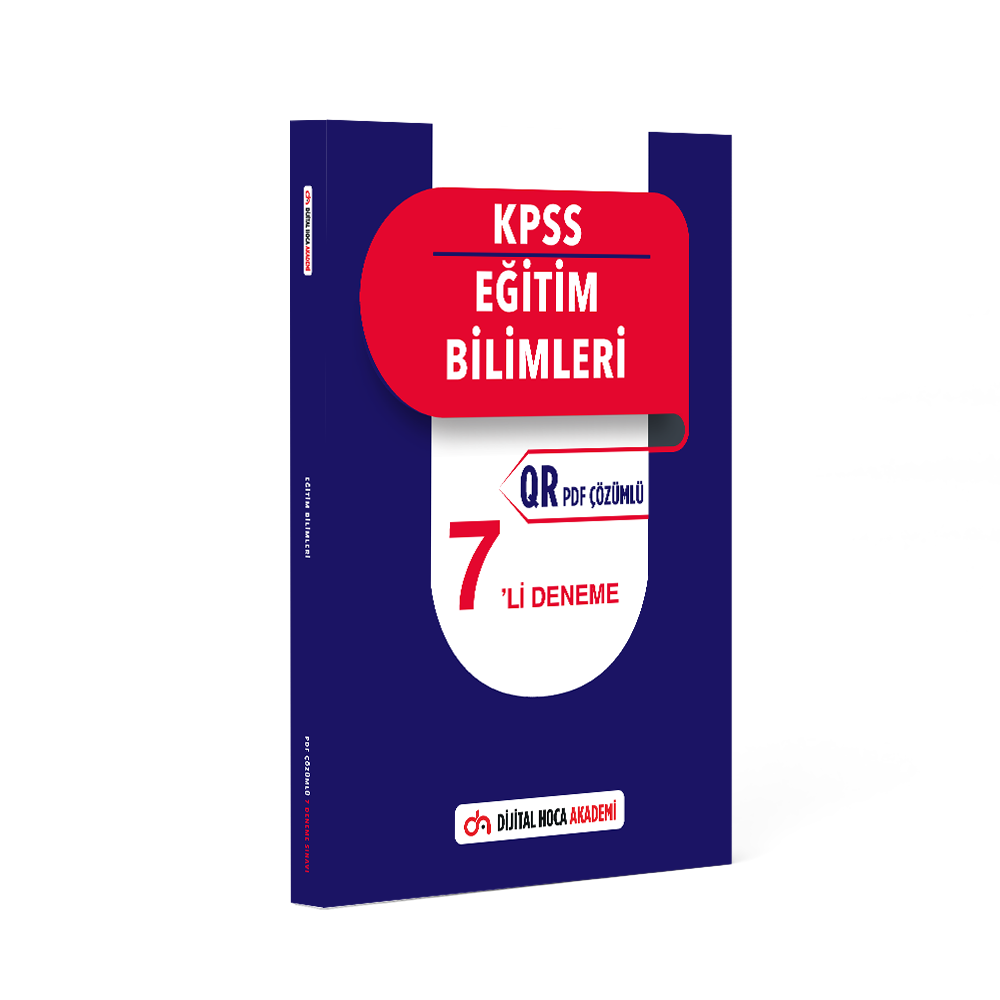 Dijital Hoca 2023 KPSS Eğitim Bilimleri QR PDF Çözümlü 7 Deneme