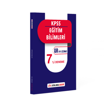 Dijital Hoca 2023 KPSS Eğitim Bilimleri QR PDF Çözümlü 7 Deneme