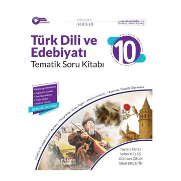 Palme Yayınları 10. Sınıf Joker Türk Dili ve Edebiyatı Tematik Soru Kitabı