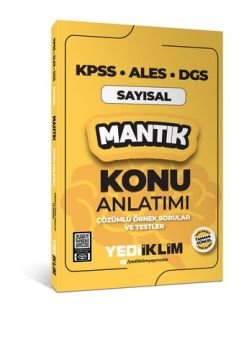2025 KPSS ALES DGS Sayısal Mantık Konu Anlatımı Yediiklim Yayınları