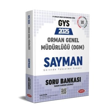 Data Yayınları 2025 GYS Orman Genel Müdürlüğü Sayman Görevde Yükselme Sınavı Soru Bankası