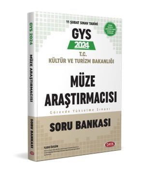 Data Yayınları 2024 GYS Kültür ve Turizm Bakanlığı Müze Araştırmacısı Soru Bankası