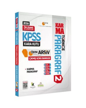 2026 KPSS Önlisans/Ortaöğretim Türkçenin Kara Kutusu PARAGRAF 2 KARMA ÖSYM Çıkmış Soru Bankası İnformal Yayınları