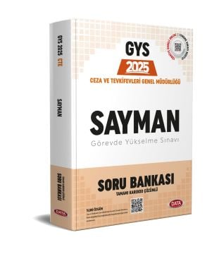 Data Yayınları 2025 GYS Ceza ve Tevkifevleri Sayman Soru Bankası - Karekod Çözümlü