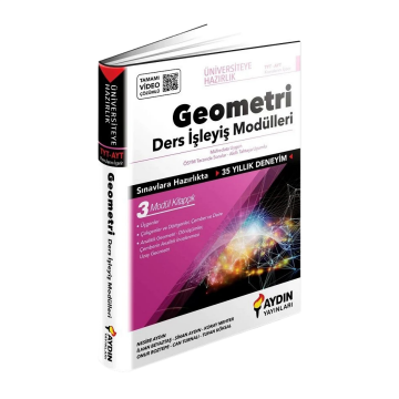 Aydın Yayınları Üniversiteye Hazırlık TYT-AYT Geometri Ders İşleyiş Modülleri