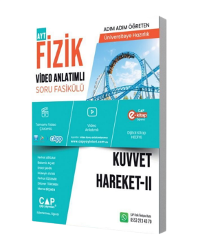 Çap Yayınları Fizik Kuvvet Hareket 2 Konu Anlatımlı Soru Bankası