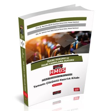 HMGS İdare Hukuku ve İdari Yargılama Hukuku Tamamı Çözümlü Hazırlık Kitabı Savaş Yayınları 2025