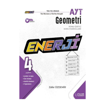 Palme Yayınları AYT Enerji Geometri Konu Özetli Soru Fasikülleri