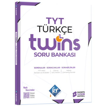TYT Twins Türkçe Soru Bankası KR Akademi Yayınları