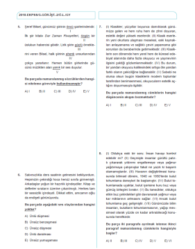 Dizgi Kitap Koca Kafa 2024 E- KPSS Önlisans Çıkmış Sınav Soru ve Çözümleri (2014-16-18-20-22 Orijinal Sorular)