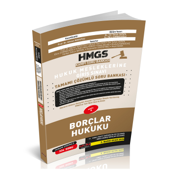 HMGS Kampı Borçlar Hukuku Soru Bankası Savaş Yayınları