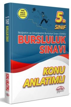 Editör Yayınları 5. Sınıf Bursluluk Sınavı Konu Anlatımlı