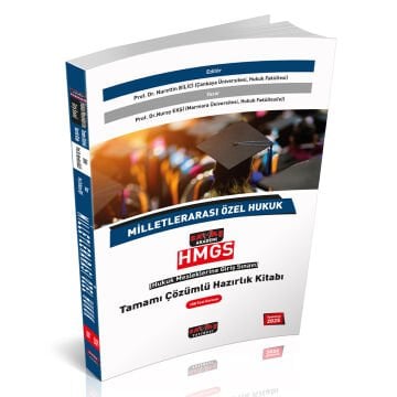 HMGS Milletlerarası Özel Hukuk Tamamı Çözümlü Hazırlık Kitabı Savaş Yayınları 2025