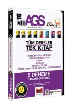 2025 MEB AGS Anka Serisi Tüm Dersler Tamamı Çözümlü 5 Deneme Yargı Yayınları