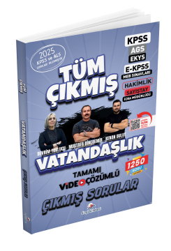 Dizgi Kitap 2026 Vatandaşlık Tüm Sınavlar Tamamı  Video Çözümlü Çıkmış Sorular Devrim Toklucu Mustafa Dinçdemir Kenan Bulut